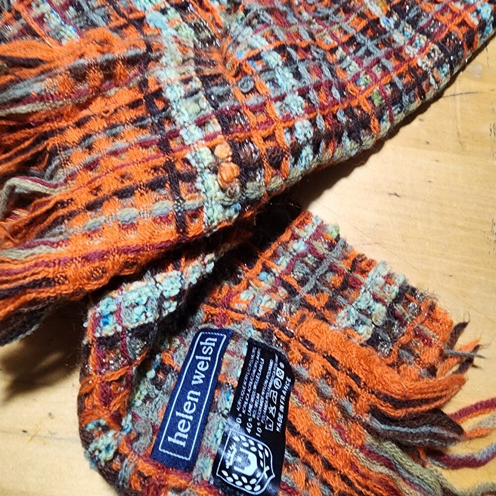 HELEN WELSH made in FRANCE Fall Woven Scarf